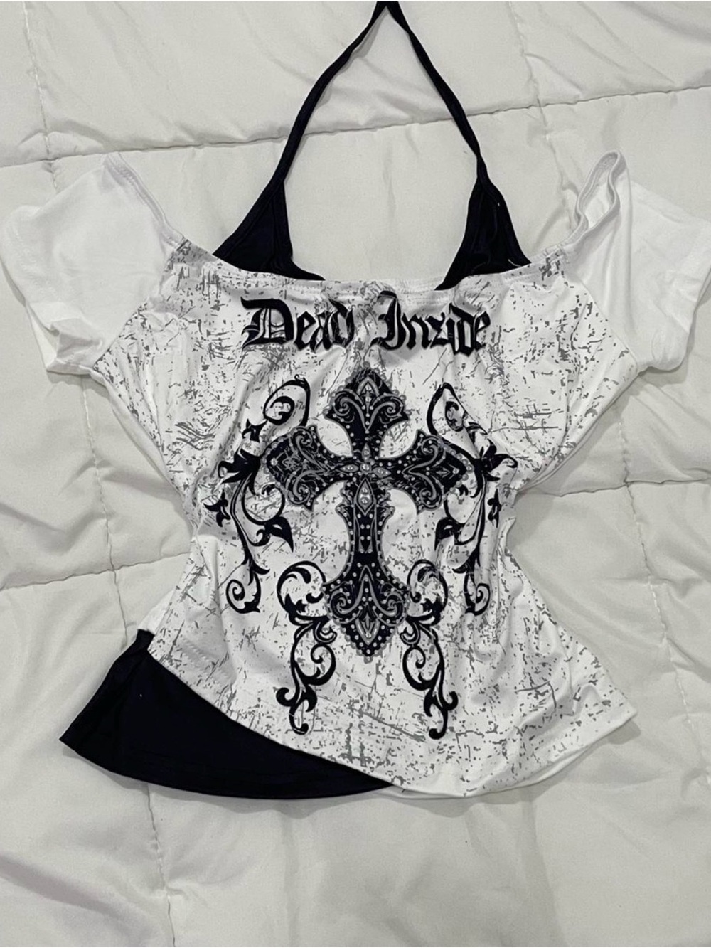 Y2K Punk Halter Top